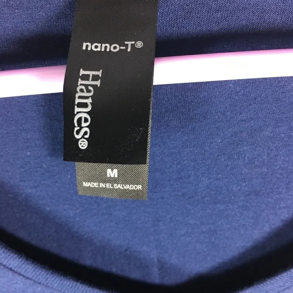 NASHVILLE PREDATORS Hockey T Shirt Size Medium V Neck Est 1998 - Picture 4 of 5